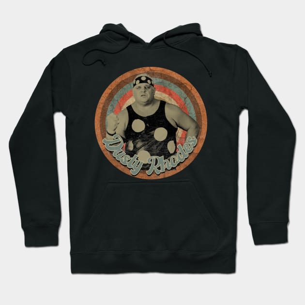 Dusty Rhodes // American Profesional Wrestler Hoodie by penCITRAan